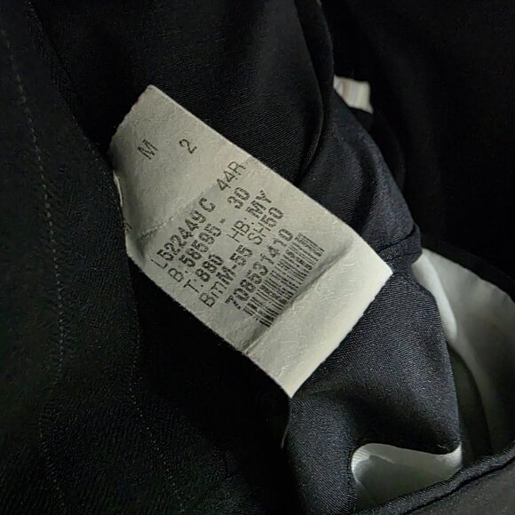 Ralph Lauren 44R 38x30 Navy Full Suit 2-Button Stripe R562 - Picture 13 of 15